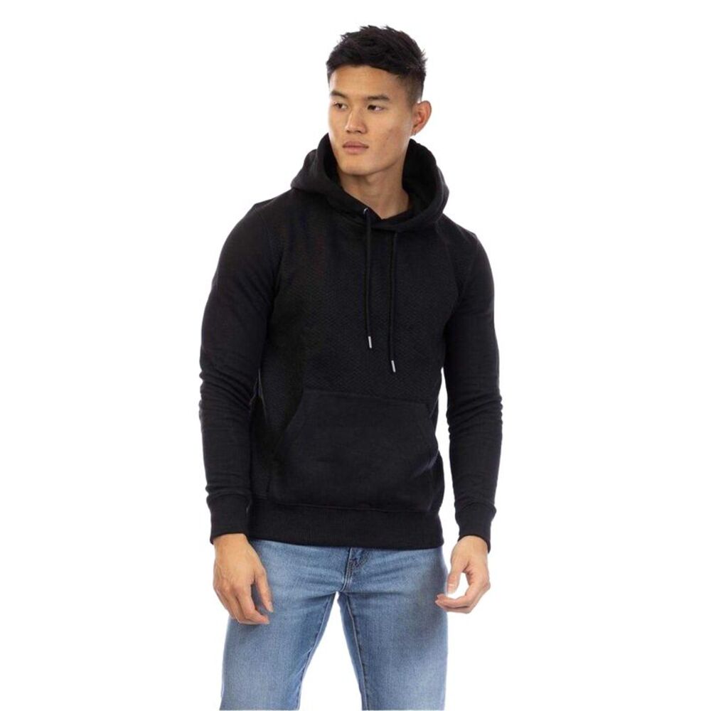 Peter Werth Mens Cotton Regular Hoodie / Black